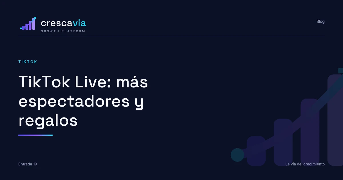 TikTok Live: cómo conseguir espectadores y más regalos