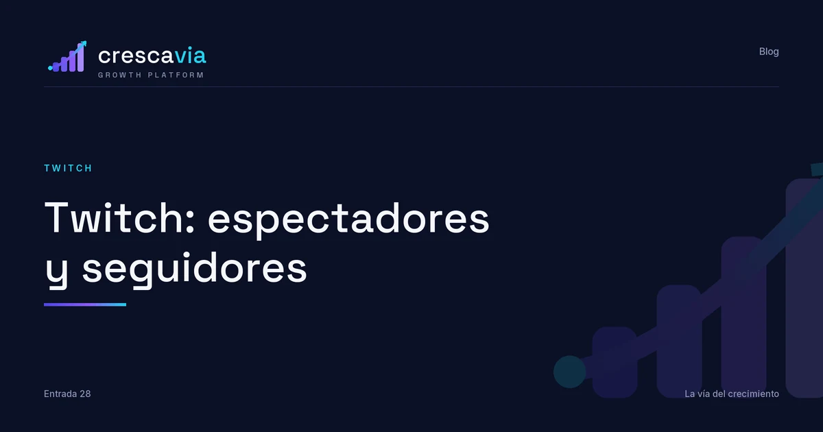 Twitch: cómo conseguir espectadores y seguidores para tu canal